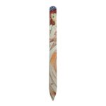 GLASS NAIL FILE WITH ALPHONSE MUCHA PRINT #2 - Image 2