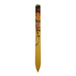 Glass nail file with Alphonse Mucha print #3 - Image 2