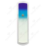 Glass foot file 160mm blue/light blue