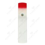 Glass foot file 160mm red/white - Image 2