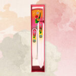 Premium Gift Set"LadyBug" Glass Nail Files & Glass Foot File in a Gift Box - 3pcs Manicure and Pedicure Set (yellow/pink) - Image 4