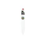 Glass Nail Files Set 3pcs "Cat" - Manicure and Pedicure Set Made in Czech Republic (white) - Image 4