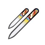 Glass Nail Files 3D Series set of 2 - Alphonse Mucha #9