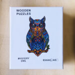 dřevěné puzzle sova