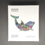 Wooden Puzzle Jigsaw Animals - Dolphin- size A4, 29x21cm - Image 5