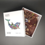 Wooden Puzzle Jigsaw Animals - Dolphin- size A4, 29x21cm - Image 4