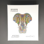 Wooden Puzzle Jigsaw Animals - Elephant - size A4, 29x21cm - Image 4