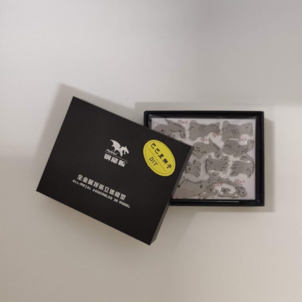 3D kovové puzzle z nerezové oceli DIY - Lev - Image 2