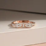 Butterfly Bow Ring with Cubic Zirconia