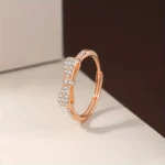 Butterfly Bow Ring with Cubic Zirconia - Image 2