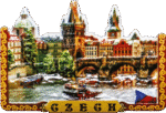 Handmade Prague Magnets – Ceramic Travel Souvenirs from the Czech Republic KM-21